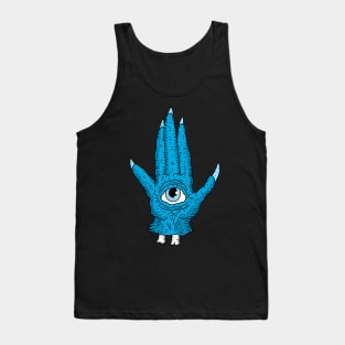 horror hamsa. evil eye. Tank Top